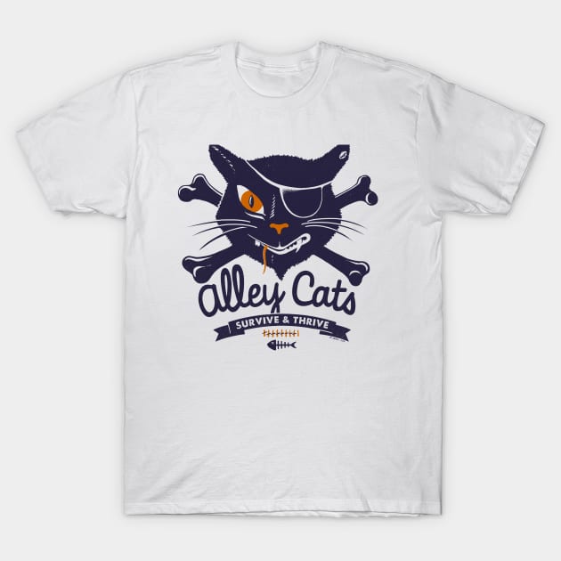 Alley Cats T-Shirt by victorcalahan